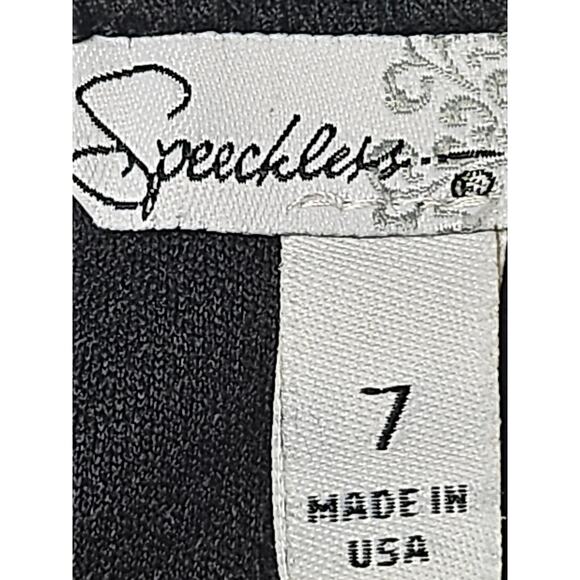 SPEECHLESS WOMEN'S BLACK ELEGANT COCKTAIL DRESS SIZE 7 - Picture 11 of 13